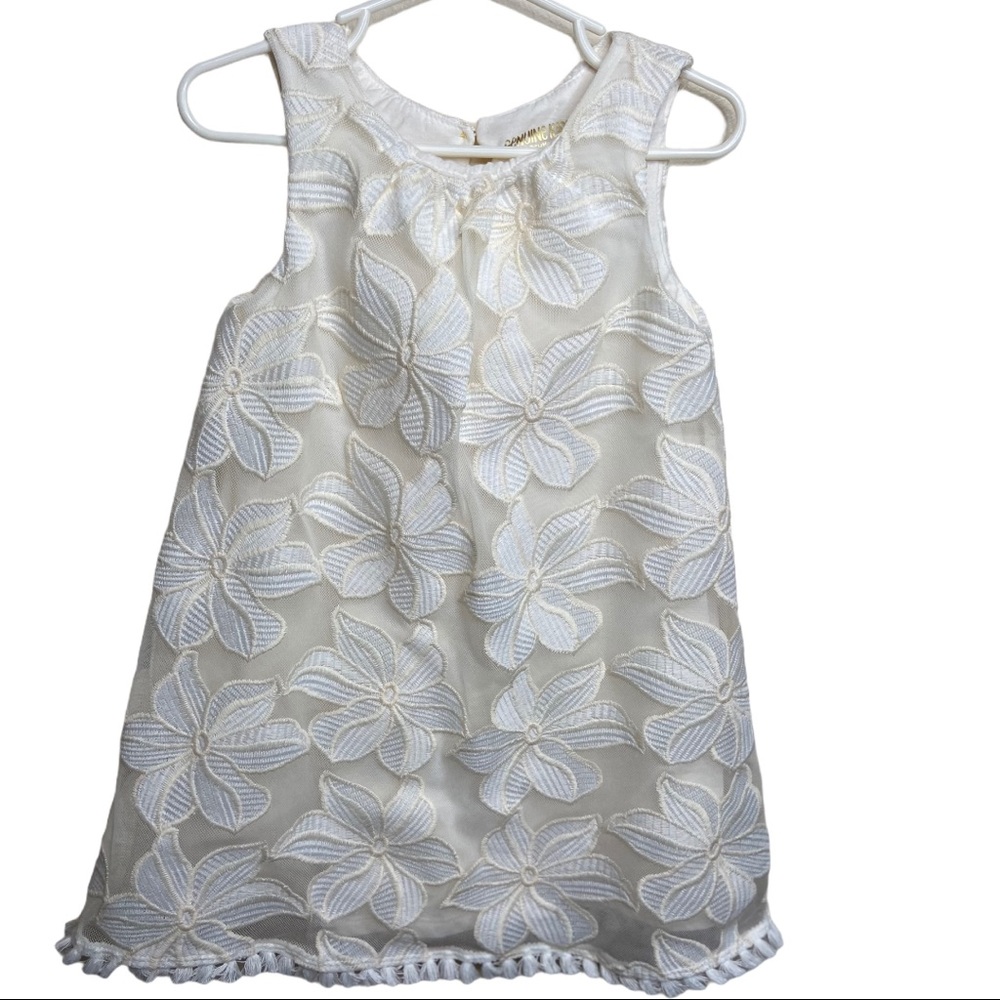 Girls Oshkosh Sleeveless Ivory Spring Summer Dress